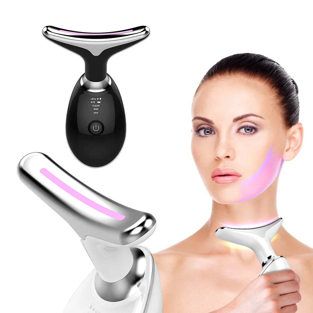 Masseur LED visage et cou