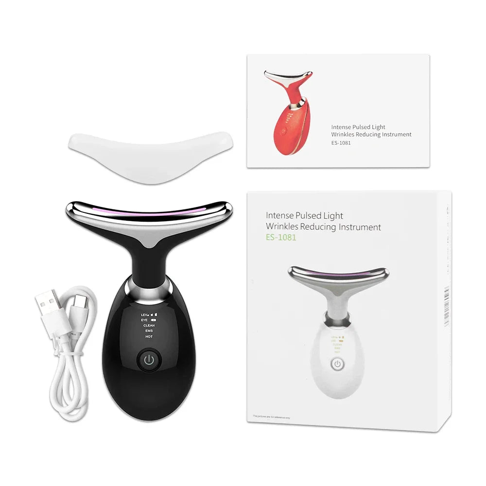 Masseur LED visage et cou