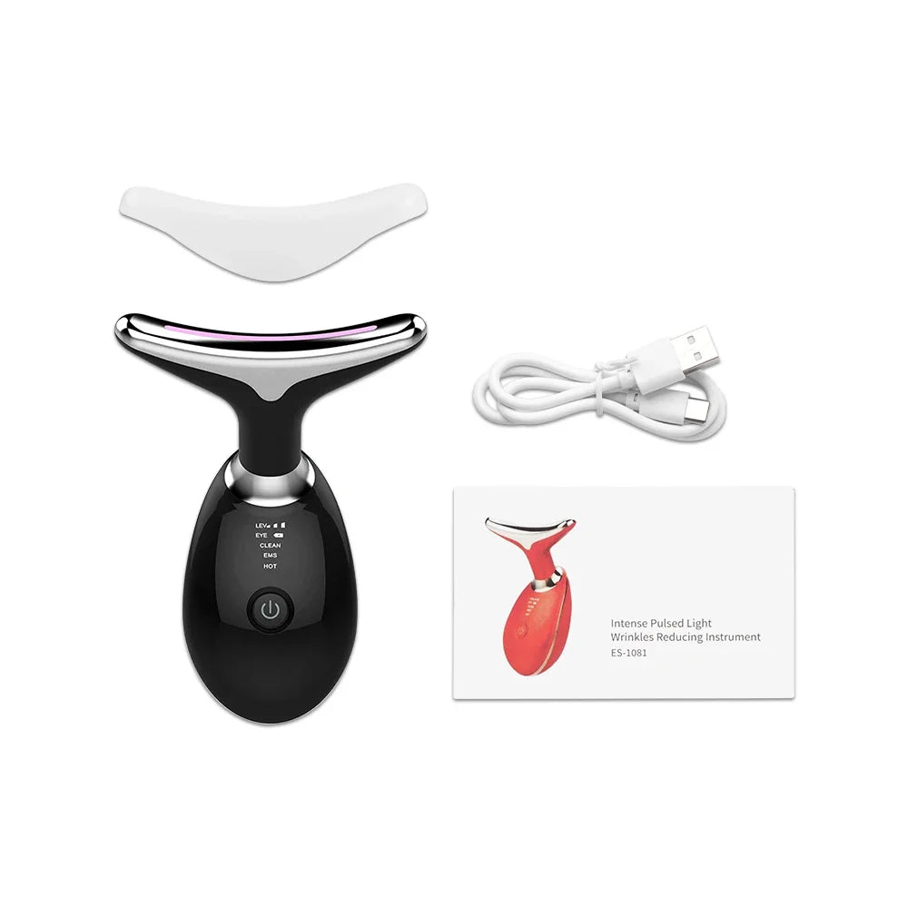 Masseur LED visage et cou