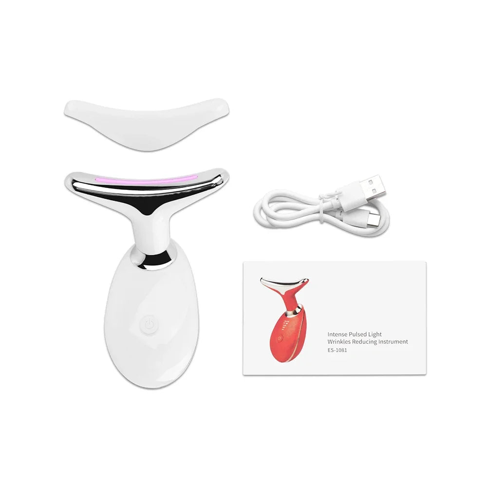 Masseur LED visage et cou